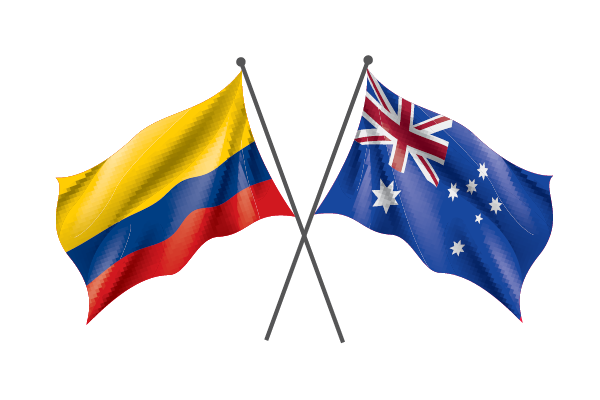 flags AU COLOMBIA