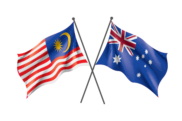 flags AU MALAYSIA