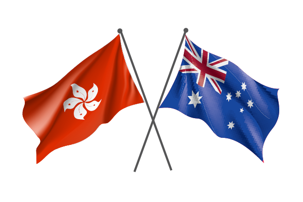 flags HK AU
