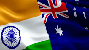 Indian and Australian flag