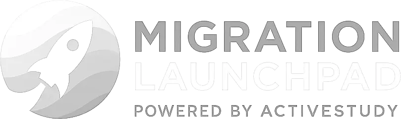 Migration Launchpad Logo Powered by Active Study 2